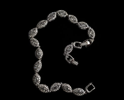 Key Jewelry Angel Eye Bracelet 7in+1.25in extension