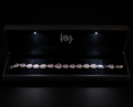 Key Jewelry Pink Tear Drop Bracelet 7in+1.25in extension
